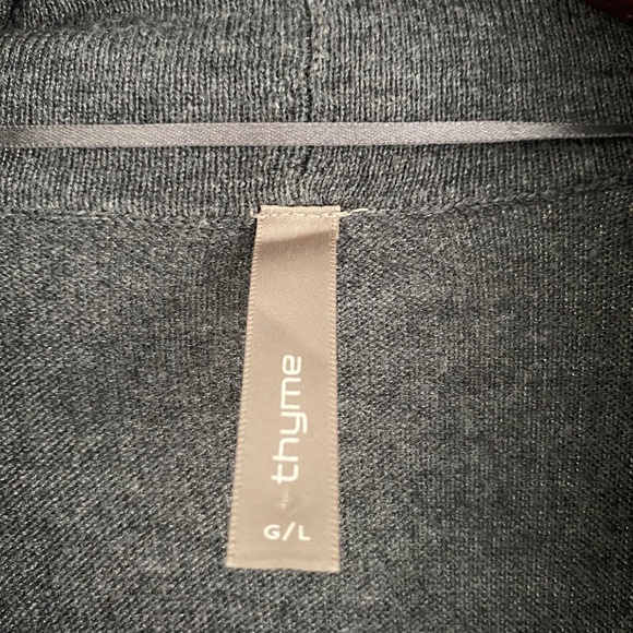 COPY - Grey Thyme Maternity Tie Waist Cardigan - Picture 3 of 3